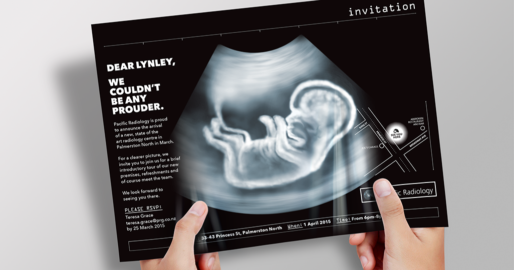 Pacific Radiology invitation design