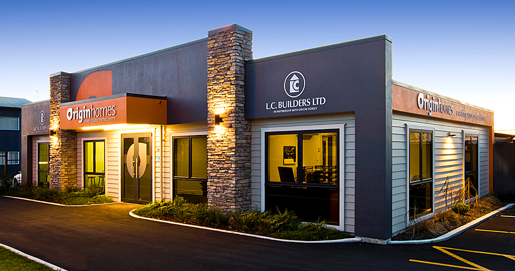 Origin Homes signage