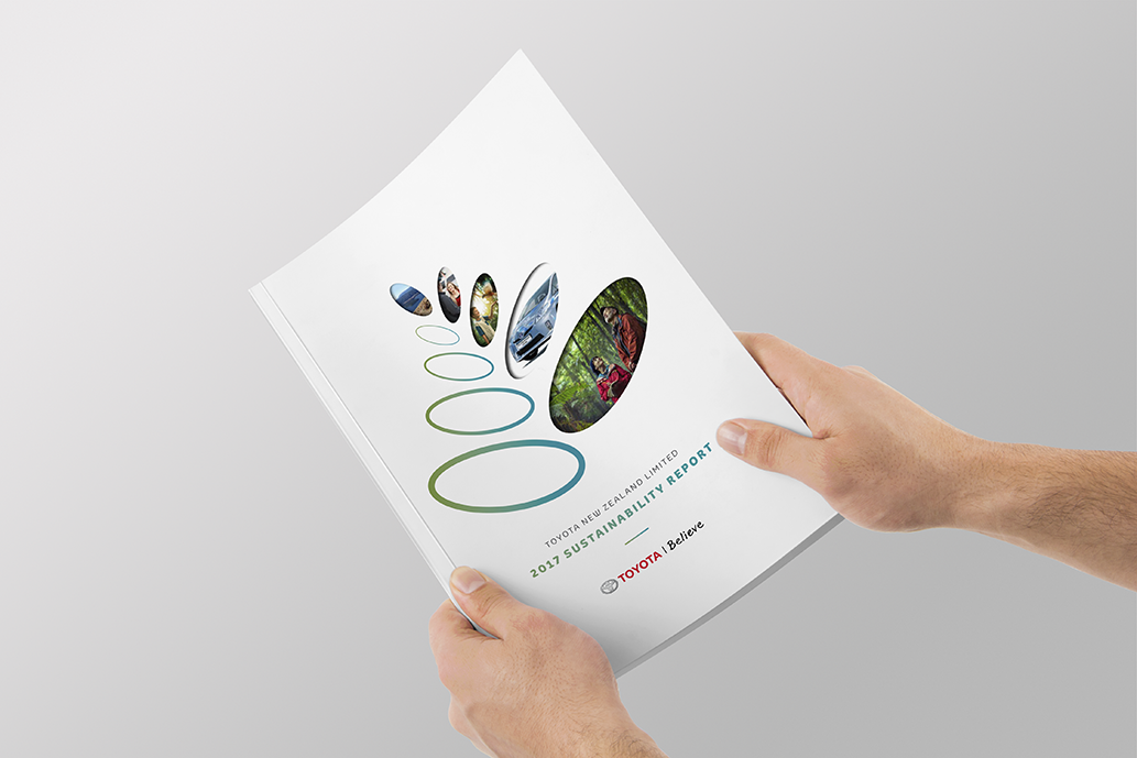 Toyota New Zealand’s Sustainability Report cover image
