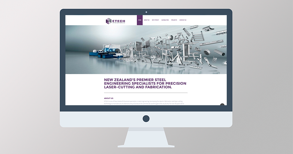 Etech NZ Ltd Website Design